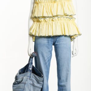 Sleeve less gathering top fr Selling style 6